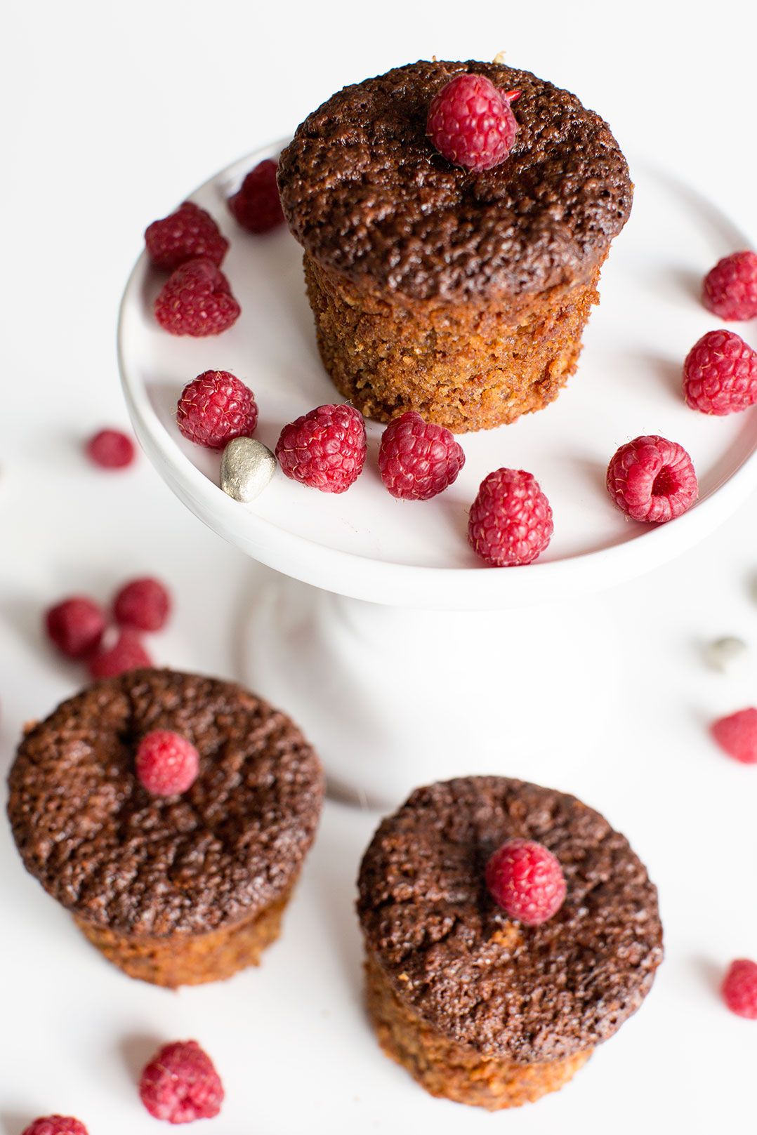 Bananenmuffins glutenfrei mit weißer Schokolade